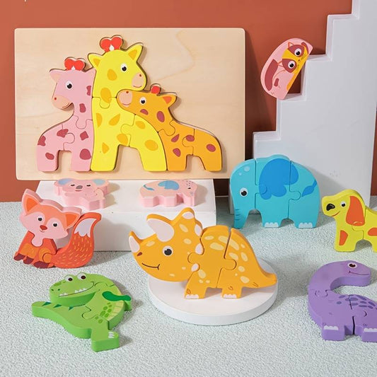 3D Animal Family Puzzle