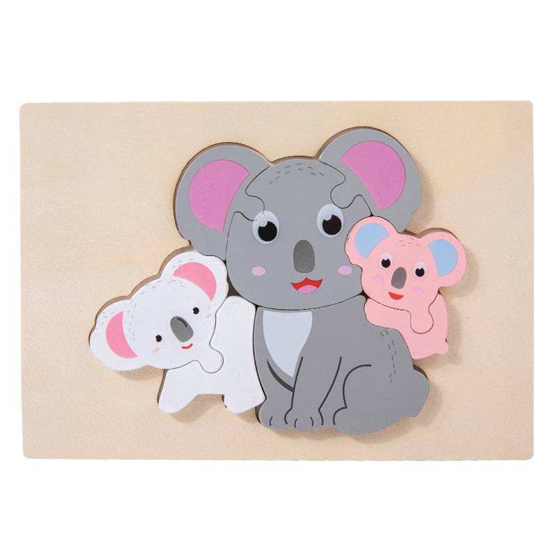 3D Animal Family Puzzle