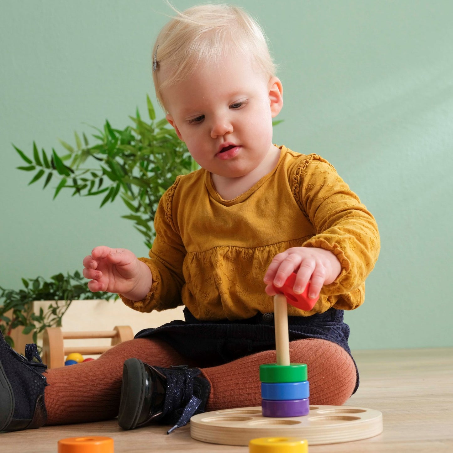 Flexible Wooden Ring Stacker