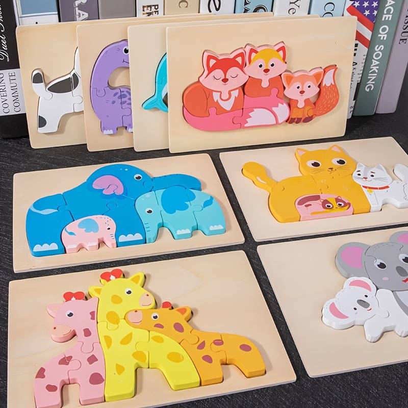 3D Animal Family Puzzle