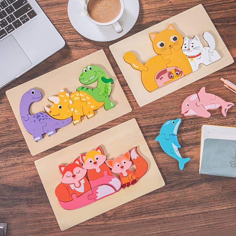 3D Animal Family Puzzle