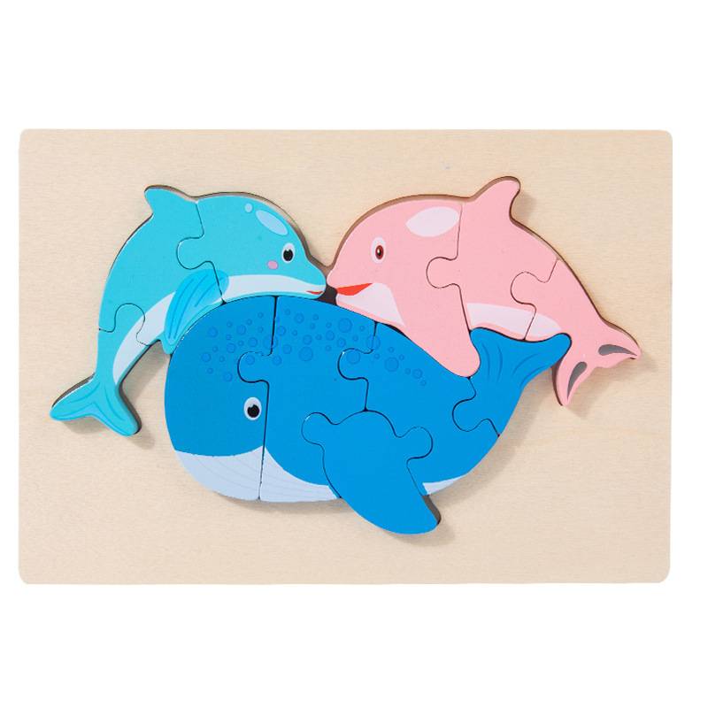 3D Animal Family Puzzle