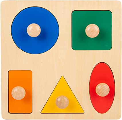 5 Shape Jumbo Knob Puzzle