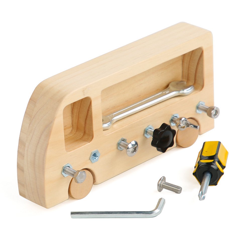 Wooden Mini Bus Workbench