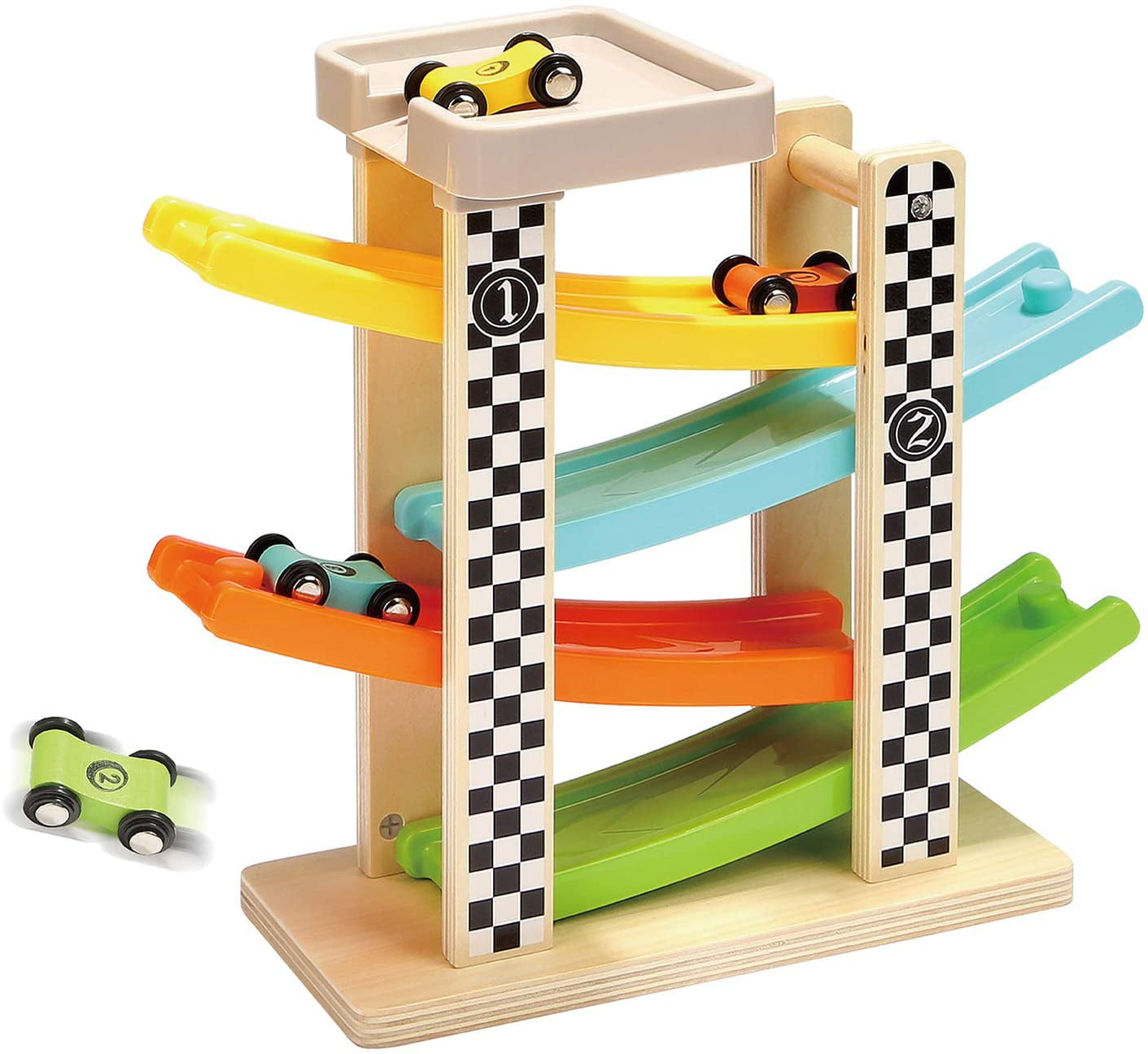 Wooden Car Racing Ramp