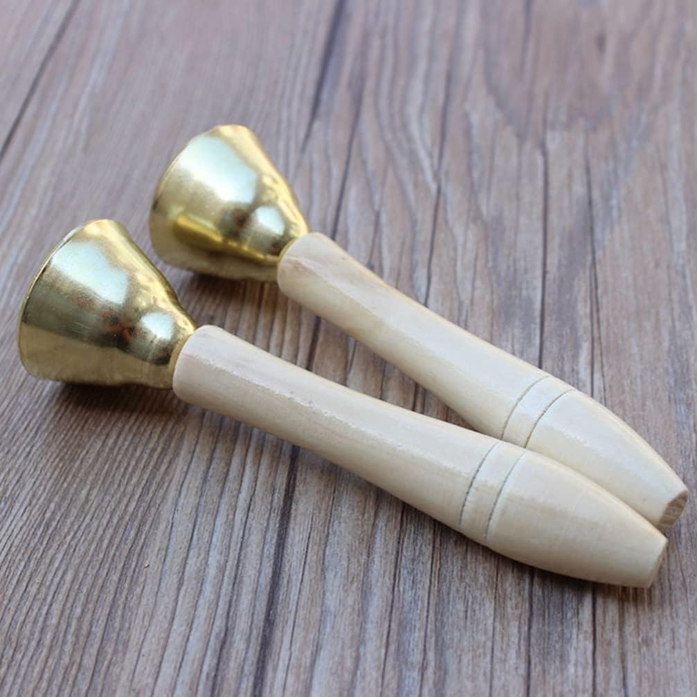 Wooden Hand Bell Percussion Instrument