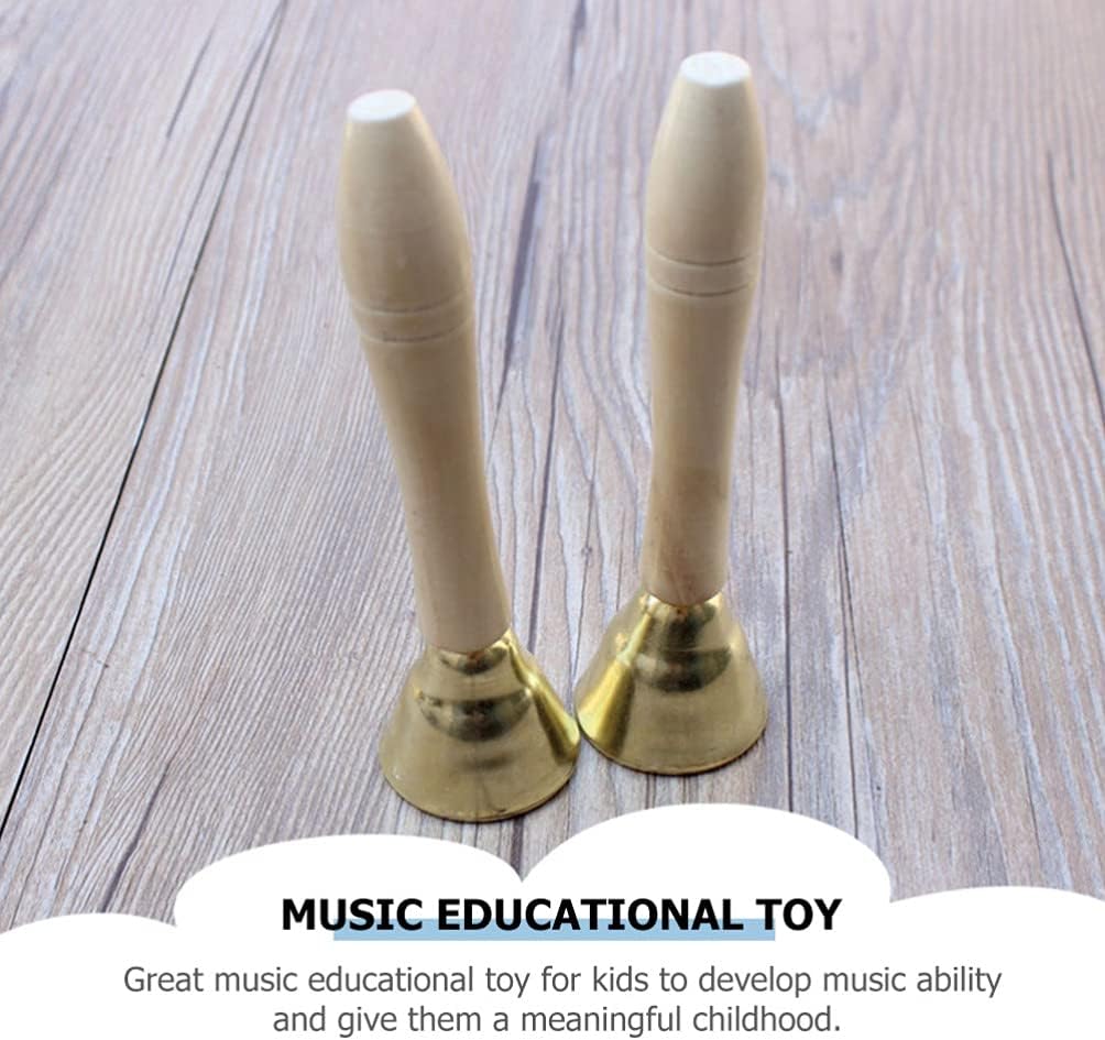 Wooden Hand Bell Percussion Instrument