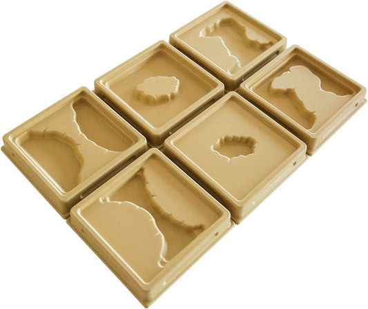 Land and Water Form Trays (Set 1)