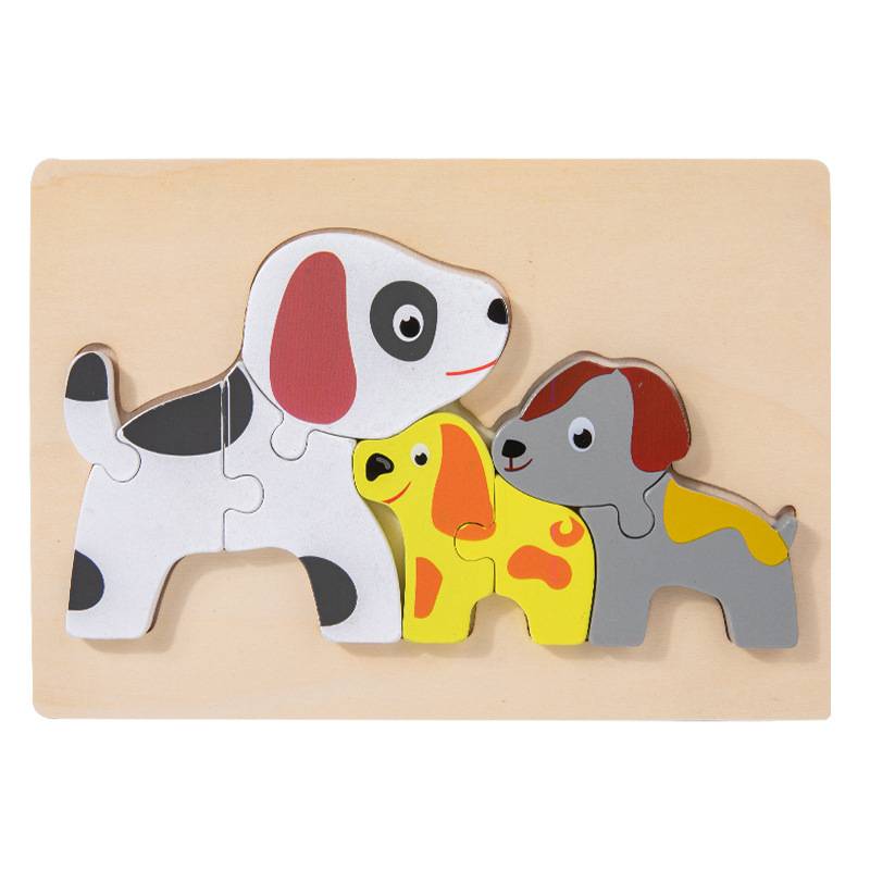 3D Animal Family Puzzle