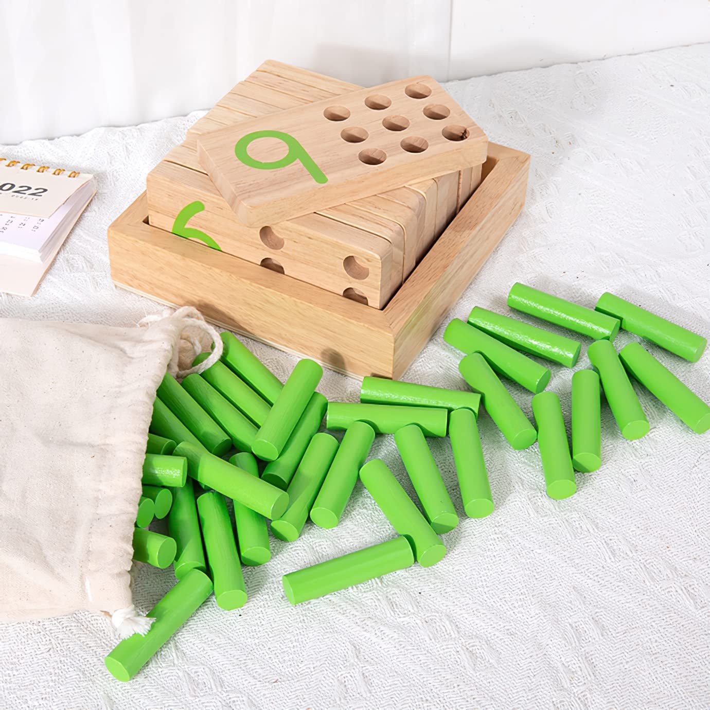 Number Counting Peg Board