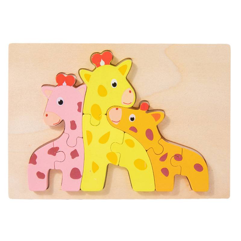 3D Animal Family Puzzle