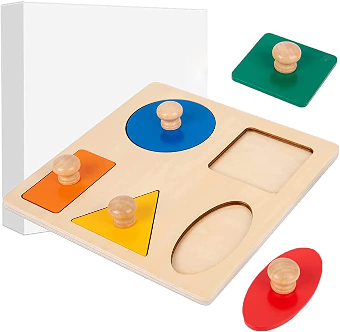 5 Shape Jumbo Knob Puzzle