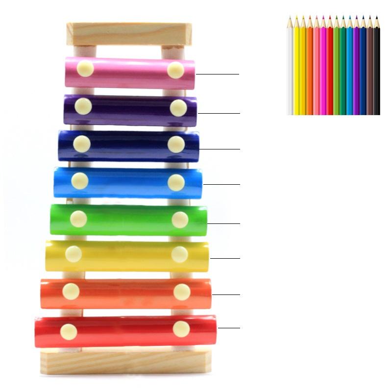 Wooden Rainbow Xylophone