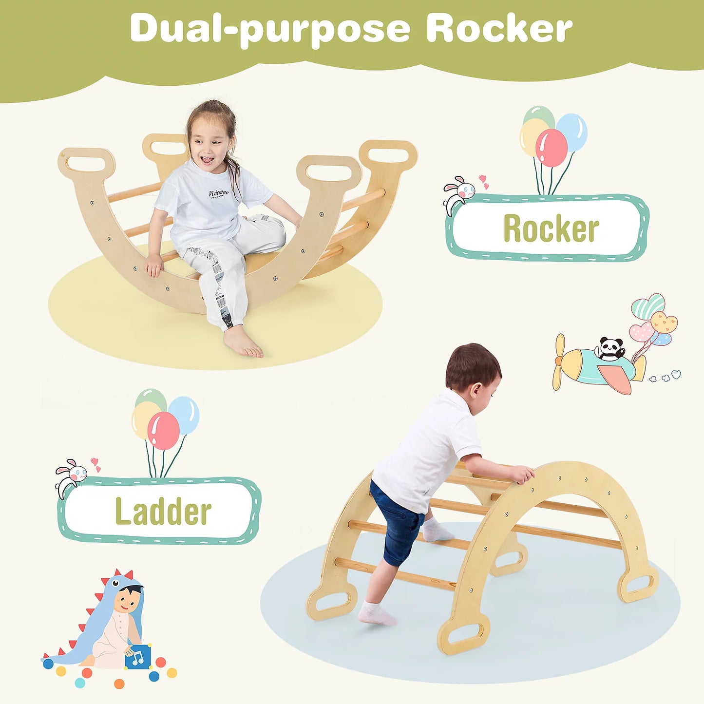 3-in-1 Climbing Frame