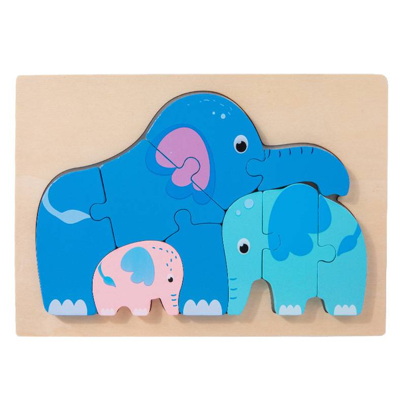 3D Animal Family Puzzle