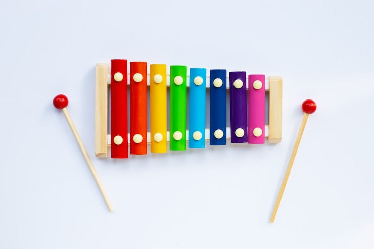 Wooden Rainbow Xylophone