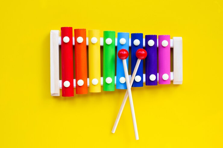 Wooden Rainbow Xylophone