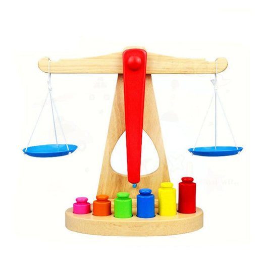 Wooden Balance Scale