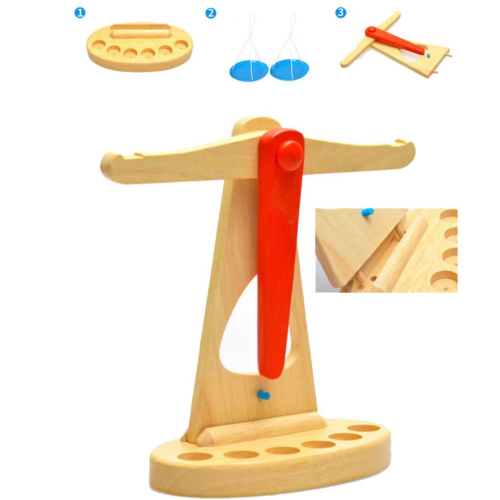 Wooden Balance Scale