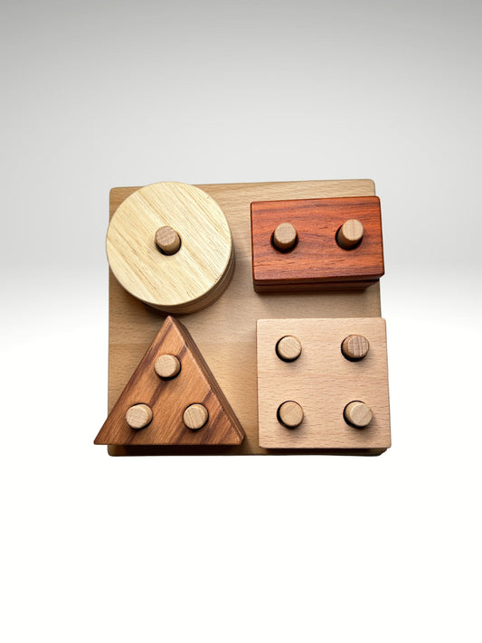 Geo Puzzle Sorter And Stacker
