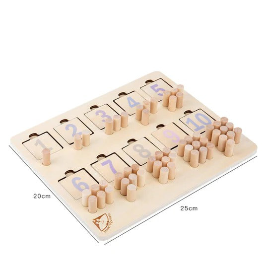 Numerical Peg Board