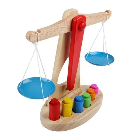 Wooden Balance Scale