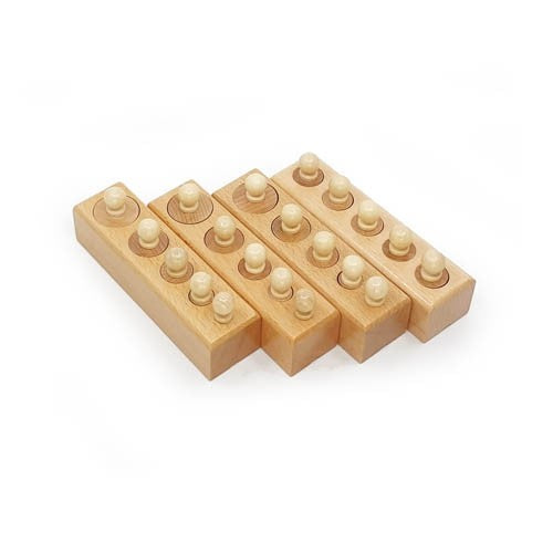 Knobbed Cylinders (Small, Set Of 4)